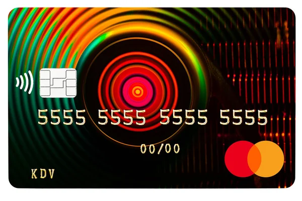 Kiew Ukraine April 2023 Mastercard Debit Card Nahaufnahme Für Design — Stockfoto