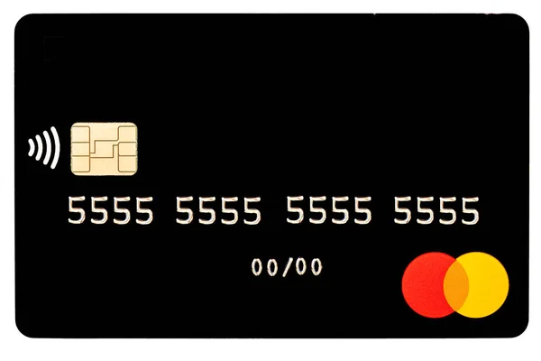 Kiev Ucrânia Abril 2023 Fecho Cartão Débito Mastercard Para Fins — Fotografia de Stock