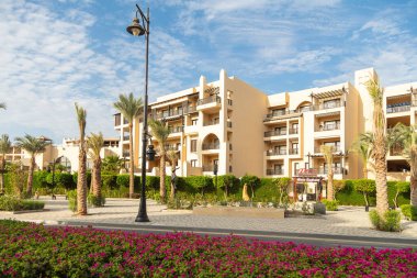 Hurghada, Mısır - 4 Ekim 2019: Steigenberger Aqua Magic