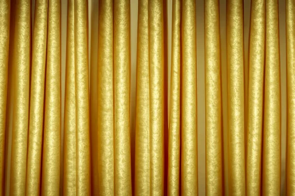 Золотой Занавес Театре Текстурированный Фон — стоковое фото