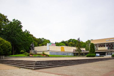 Morshyn, Ukrayna - 30 Ağustos 2023: Morshyn balneolojik spa merkezi