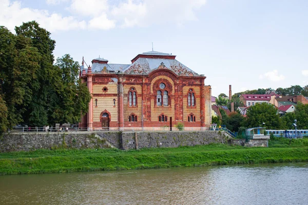 Ungvár Ukrajna 2023 Augusztus Egykori Ungvár Zsinagóga Kárpátaljai Regionális Filharmonikusok — Stock Fotó