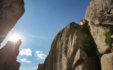 Tustan Kalesi - Urych, Ukrayna 'da ulusal öneme sahip arkeolojik ve doğal anıt