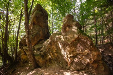 Tustan Kalesi - Urych, Ukrayna 'da ulusal öneme sahip arkeolojik ve doğal anıt