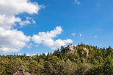 Tustan Kalesi - Urych, Ukrayna 'da ulusal öneme sahip arkeolojik ve doğal anıt