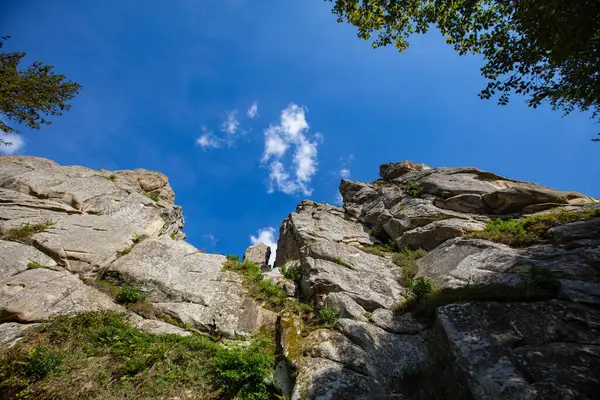 Крепость Тустан Археологический Природный Памятник Национального Значения Урыче Украина — стоковое фото
