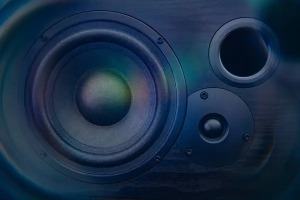 closeup of speakers as wallpaper for design purpos