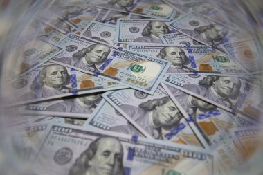 Tasarım amaçlı 100 dolarlık banknotlar