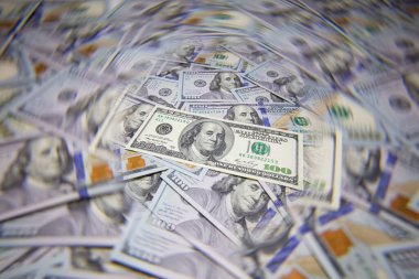 Tasarım amaçlı 100 dolarlık banknotlar