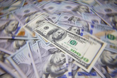 Tasarım amaçlı 100 dolarlık banknotlar