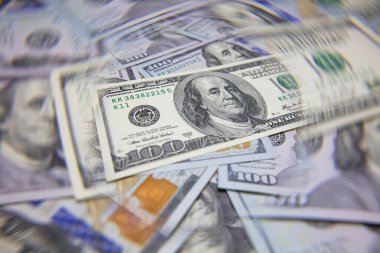 Tasarım amaçlı 100 dolarlık banknotlar