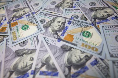 Tasarım amaçlı 100 dolarlık banknotlar