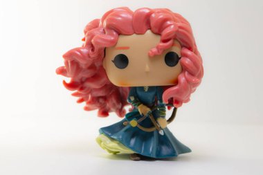 Washington, ABD - 17 Ekim 2023: Merida Prensesi 'nin POP plastiği