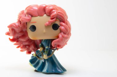 Washington, ABD - 17 Ekim 2023: Merida Prensesi 'nin POP plastiği