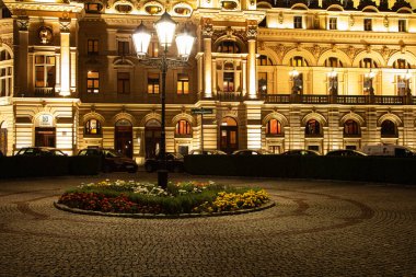 Krakow, Polonya - 9 Ekim 2018: Juliusz Slowacki Tiyatrosu, Krakow, Polonya