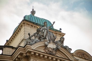 Krakow, Polonya - 9 Ekim 2018: Juliusz Slowacki Tiyatrosu, Krakow, Polonya