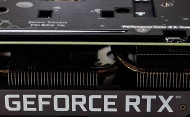 Lviv, Ukrayna - 4 Kasım 2023: ASUS TUF Oyun grafik kartı GeForce RTX 3060