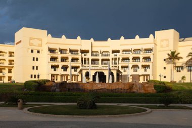 Hurghada, Mısır - 4 Ekim 2019: Steigenberger ALDAU Plaj Oteli