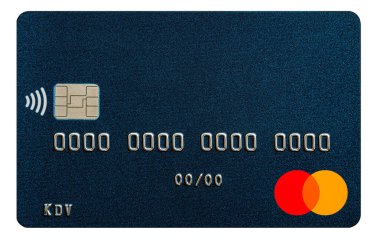 Kyiv, Ukraine -April 10, 2022: MasterCard Debit card closeup for design purpose