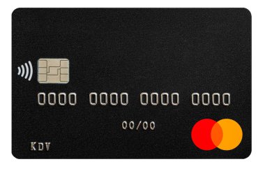 Kyiv, Ukraine -April 10, 2022: MasterCard Debit card closeup for design purpose
