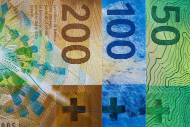 Tasarım amaçlı 50, 100 ve 200 İsviçre frankı kadar.