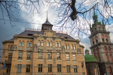 Lviv, Ukrayna 'daki antik bina