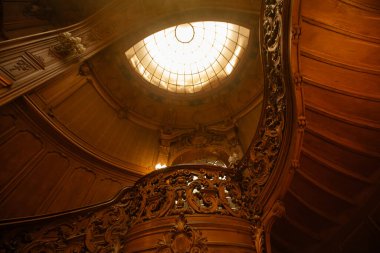 Lviv, Ukrayna - 27 Mart 2024: Lviv Bilim Adamları Evi (eski soylu kumarhane))