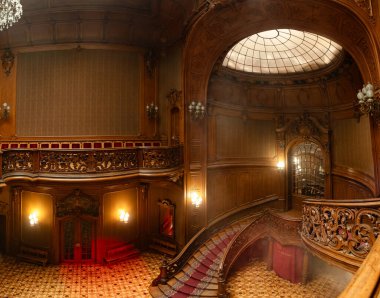 Lviv, Ukrayna - 27 Mart 2024: Lviv Bilim Adamları Evi (eski soylu kumarhane))