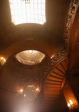 Lviv, Ukrayna - 27 Mart 2024: Lviv Bilim Adamları Evi (eski soylu kumarhane))