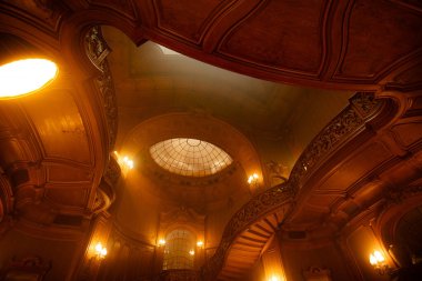 Lviv, Ukrayna - 27 Mart 2024: Lviv Bilim Adamları Evi (eski soylu kumarhane))