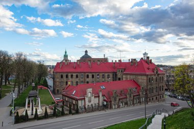 Lviv, Ukrayna - 3 Nisan 2024: Lviv itfaiyesi