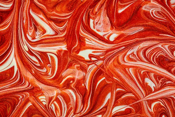Tasarım amacı için kırmızı sıvı metalik boya dokulu arkaplan