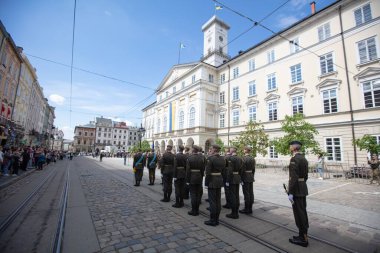 Lviv, Ukrayna - 27 Nisan 2024: Lviv Şehir Günü 2024