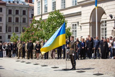 Lviv, Ukrayna - 27 Nisan 2024: Lviv Şehir Günü 2024