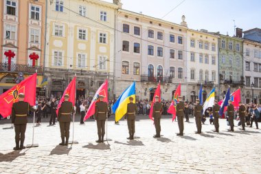 Lviv, Ukrayna - 27 Nisan 2024: Lviv Şehir Günü 2024