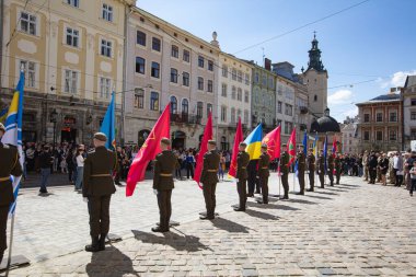 Lviv, Ukrayna - 27 Nisan 2024: Lviv Şehir Günü 2024