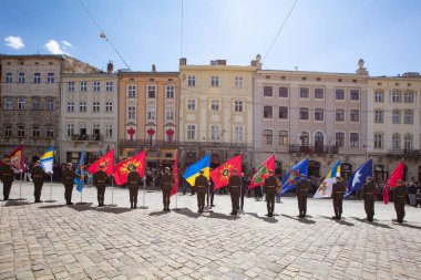 Lviv, Ukrayna - 27 Nisan 2024: Lviv Şehir Günü 2024