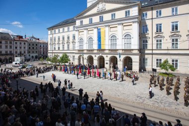 Lviv, Ukrayna - 27 Nisan 2024: Lviv Şehir Günü 2024
