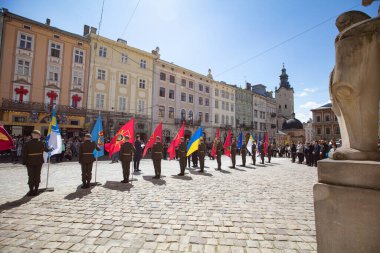 Lviv, Ukrayna - 27 Nisan 2024: Lviv Şehir Günü 2024