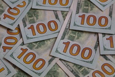 Tasarım amaçlı 100 dolarlık banknotlar
