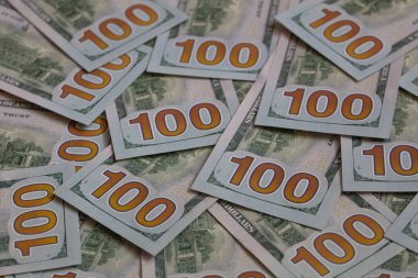 Tasarım amaçlı 100 dolarlık banknotlar