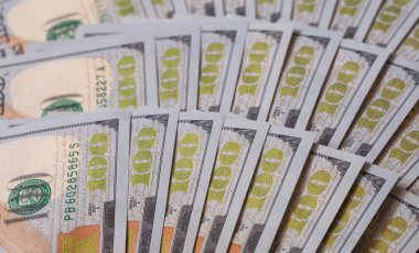 Tasarım amaçlı 100 dolarlık banknotlar