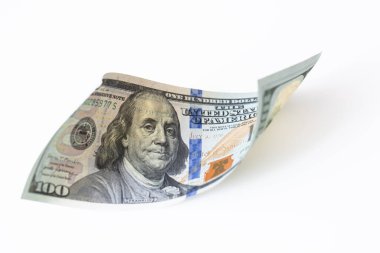 Tasarım amaçlı 100 dolarlık banknot arkaplanı.