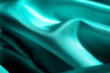 Tasarım amacı için turkuaz asetat kumaş desenli arkaplan