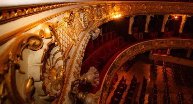 Lviv, Ukrayna - 21 Haziran 2024: Lviv Ulusal Opera İçişleri