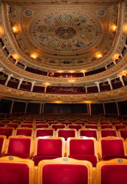 Lviv, Ukrayna - 21 Haziran 2024: Lviv Ulusal Opera İçişleri