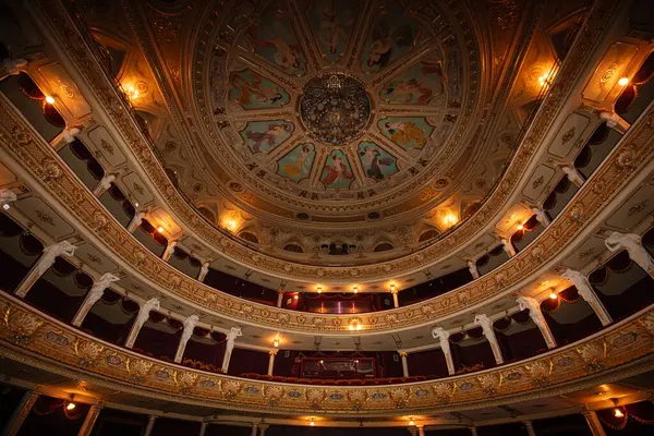 stock image Lviv, Ukraine - June 21, 2024: Lviv National Opera interior