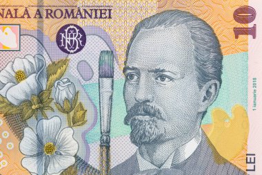 Tasarım amaçlı 10 Romen lei banknotunun kapanışı
