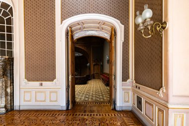 Lviv, Ukrayna - 22 Ağustos 2024: Lviv Bilim Adamları Evi (eski soylu kumarhane))