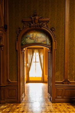 Lviv, Ukrayna - 22 Ağustos 2024: Lviv Bilim Adamları Evi (eski soylu kumarhane))